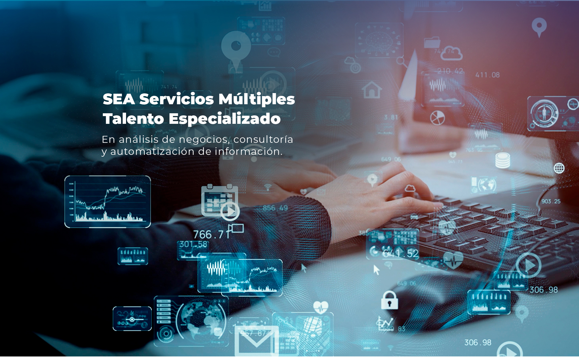 En análisis de negocios, consultoría y automatización de información